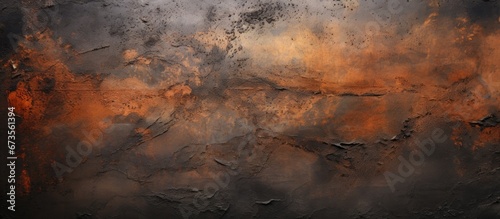 Rusty black surface
