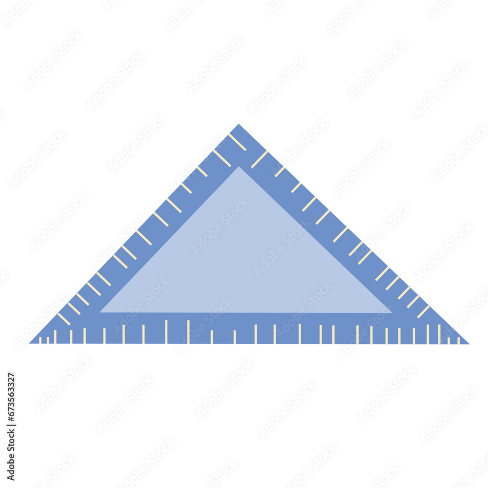 Obraz premium Triangle ruler 