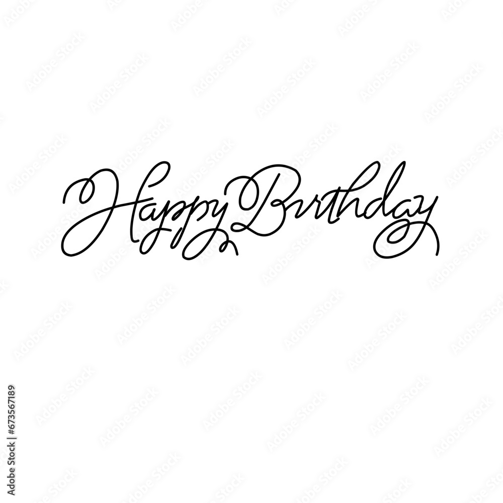 Happy birthday lettering Happy birthday lettering