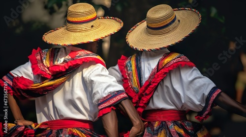 Unidentified Colombian dancers