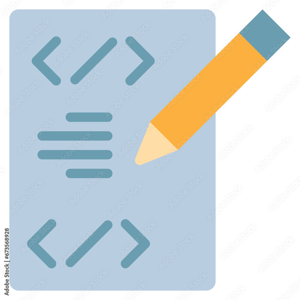 coding write edit pencil flat style coding write edit pencil flat style
