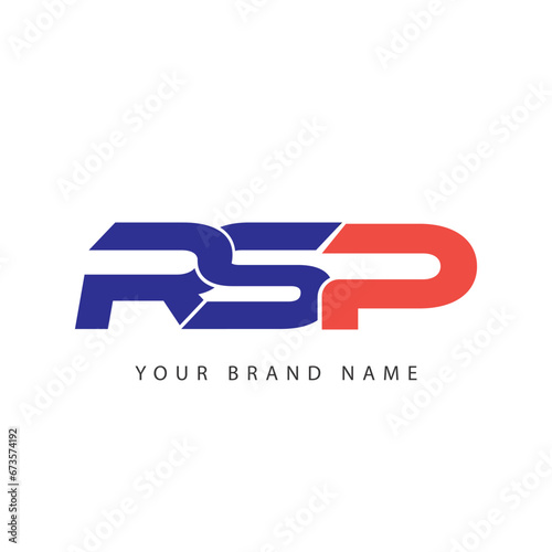 rsp text logo for business photo