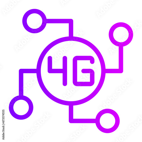 4g gradient icon