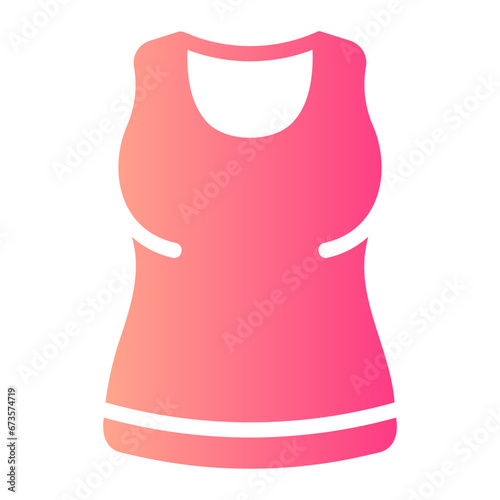undershirt Gradient icon