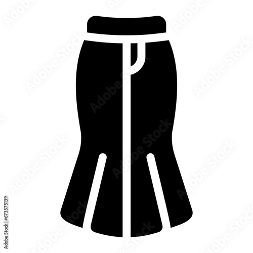 long skirt Solid icon