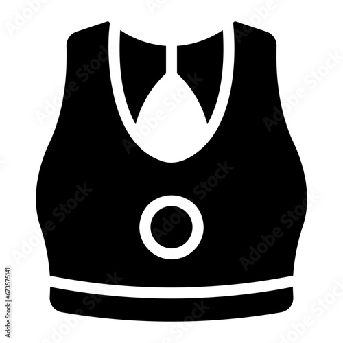 sport bra Solid icon