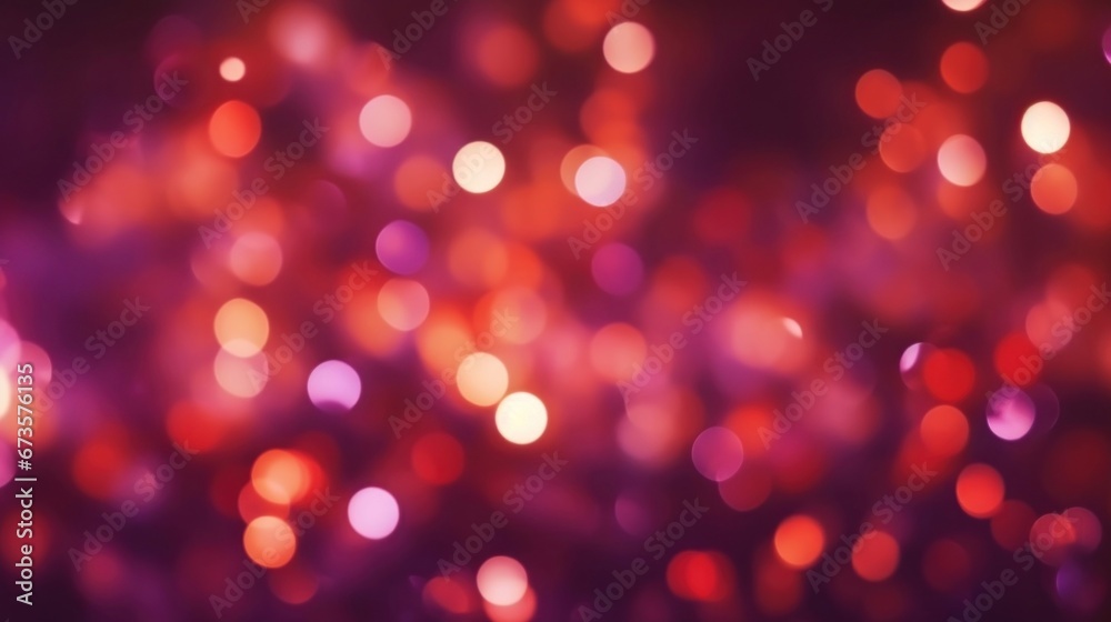 Abstract purple bokeh Christmas background