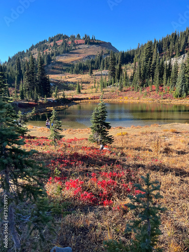 fall in the mountains