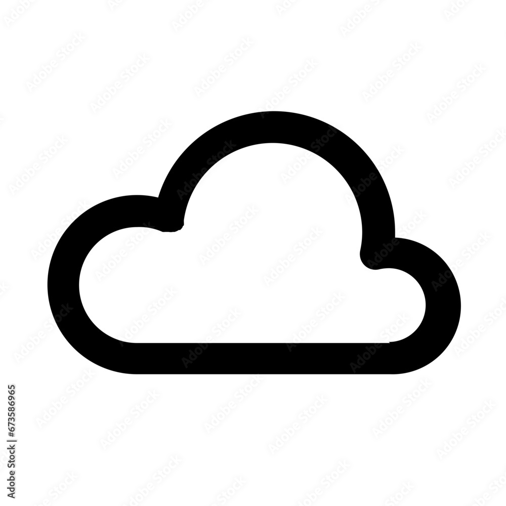 cloud line icon