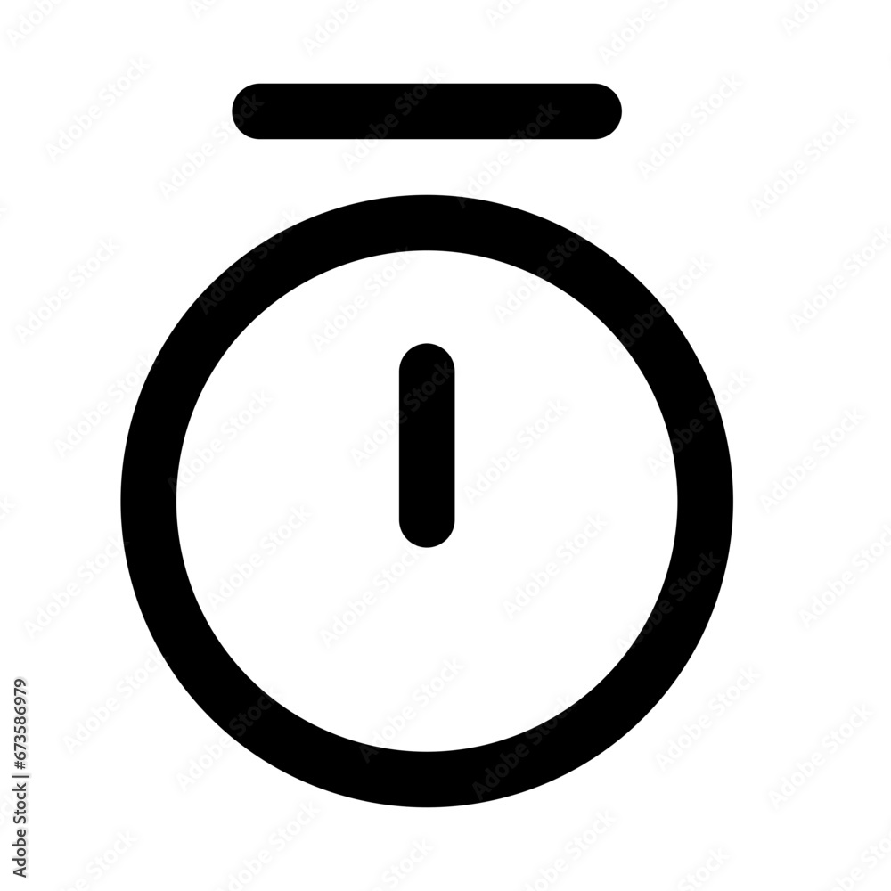 stopwatch line icon