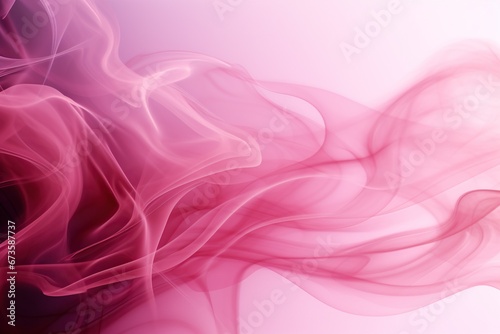 Pink smoke on a white background, light abstract texture, print, banner © Tata Che
