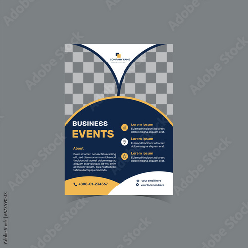 Business flyer design template for your business