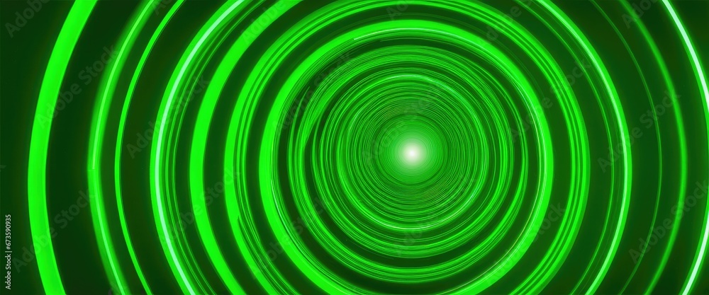 Green lines spiraling into an abstract vortex Green lines spiraling into an abstract vortex