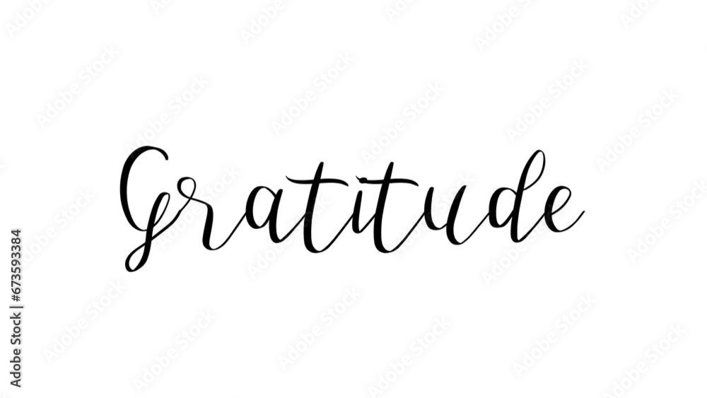 Gratitude Text Animation. Great for National Gratitude Month Celebrations. Great for banner, social media feed wallpaper stories Gratitude Text Animation. Great for National Gratitude Month Celebrations. Great for banner, social media feed wallpaper stories
