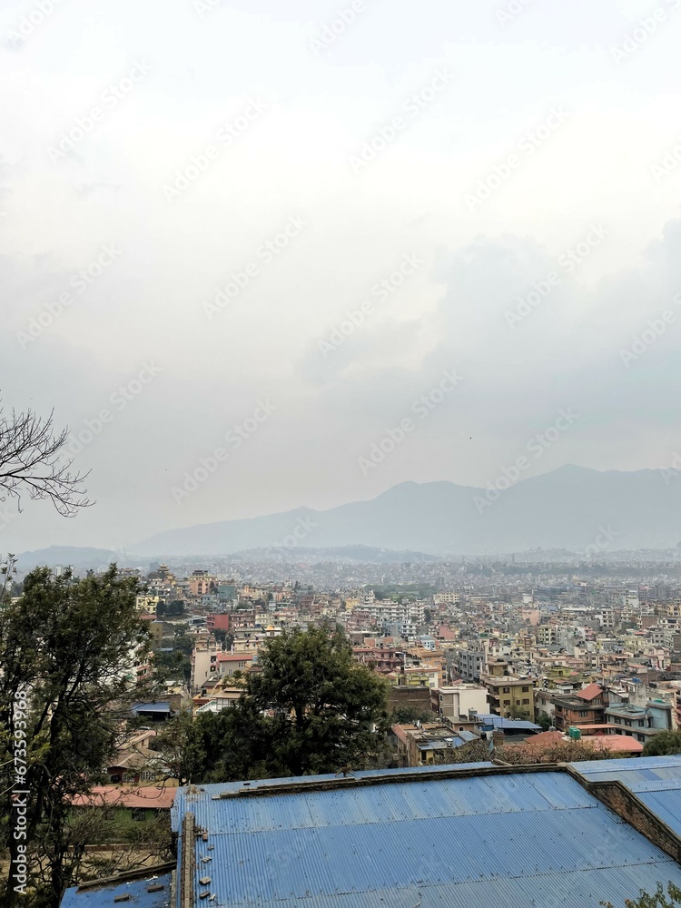 Mirador de la ciudad de Katmandú en Nepal