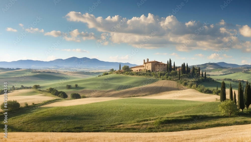 a peaceful landscape, serene rural landscape with lush green fields, sky and peaceful sunlight
a peaceful landscape, serene rural landscape with lush green fields, sky and peaceful sunlight
