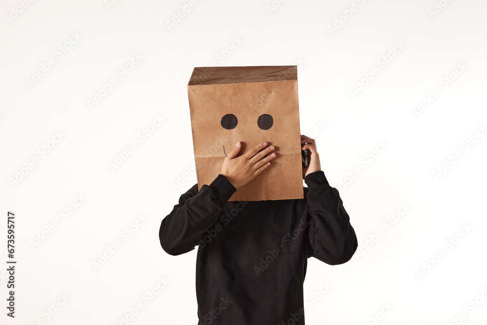 Various emotions and movements of the person
wearing the mask. Various emotions and movements of the person
wearing the mask.