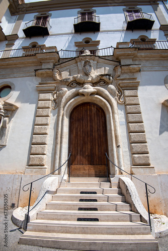 Entrance Facade - Rome - Italy photo