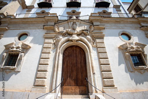 Canvas Print Entrance Facade - Rome - Italy