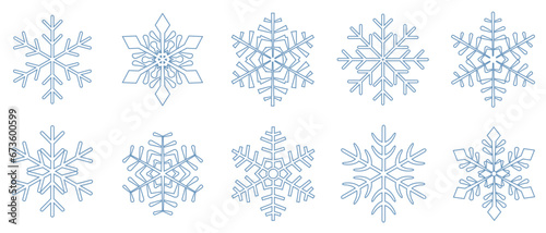 雪　結晶　冬　クリスマス　アイコン