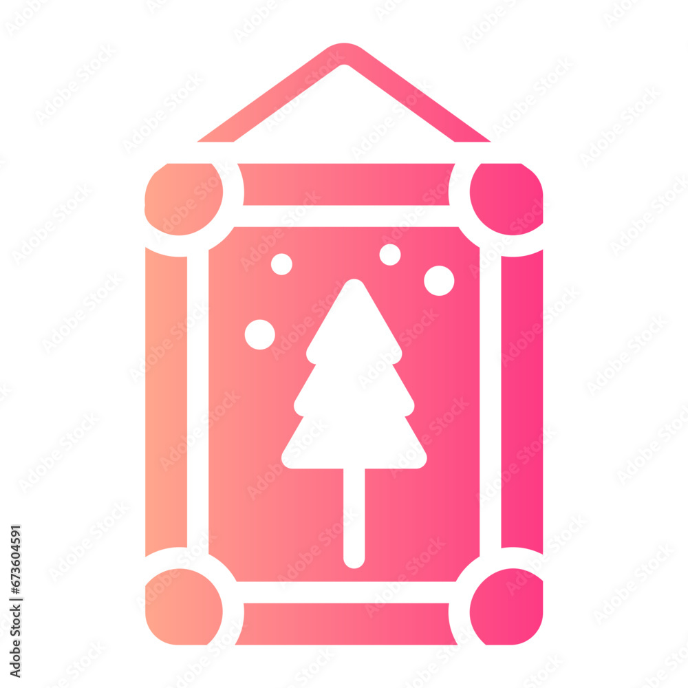 Fototapeta premium frame gradient icon