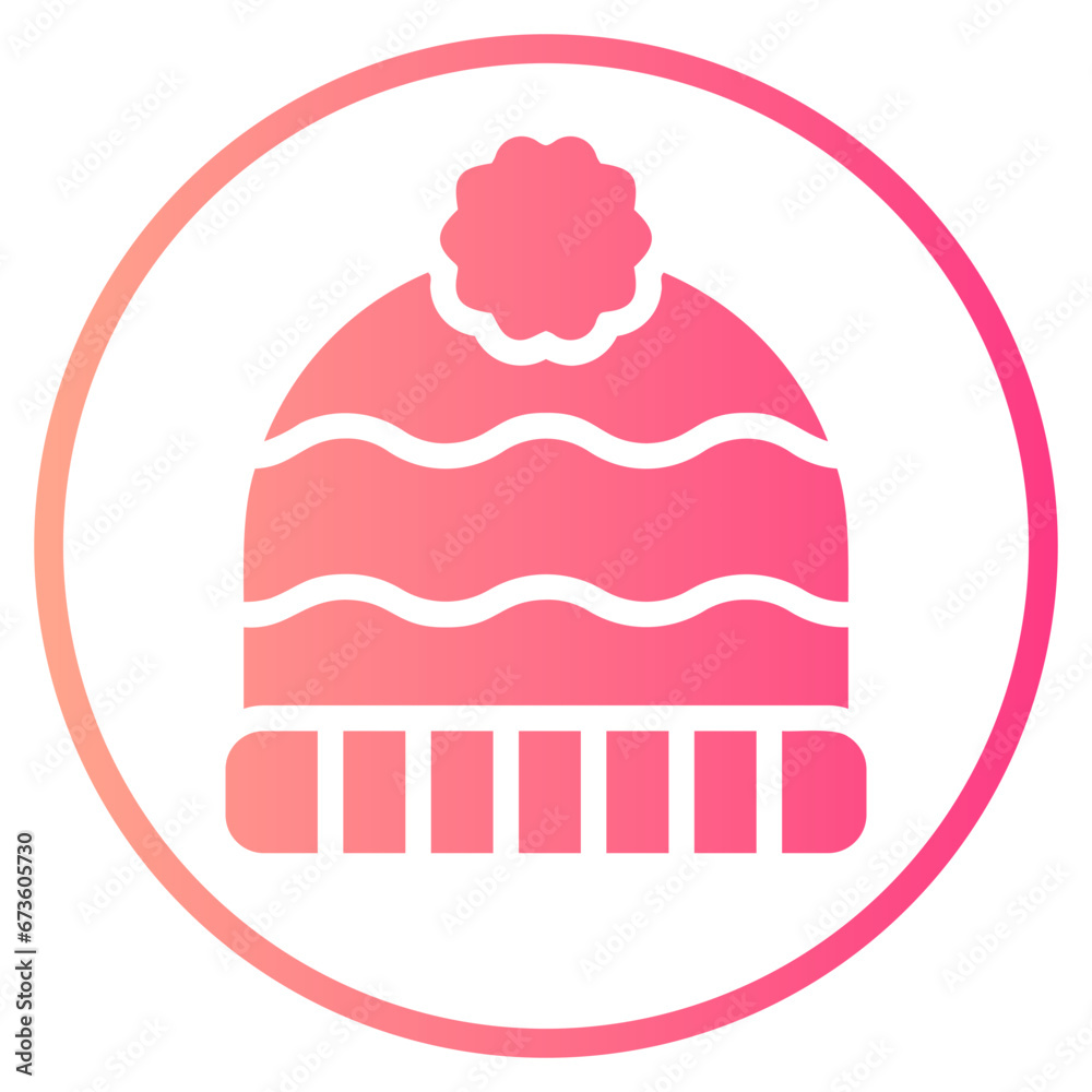 hat gradient icon hat gradient icon