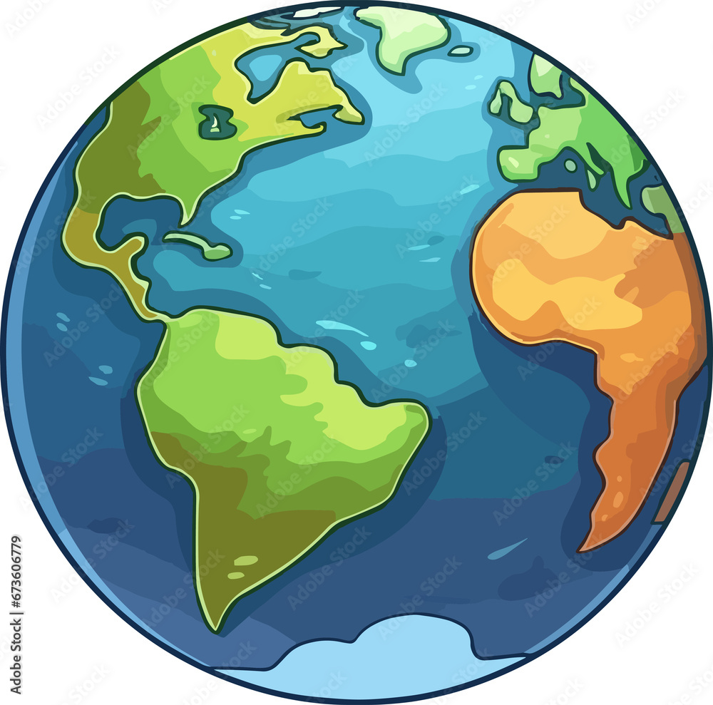 Earth illustration Earth illustration