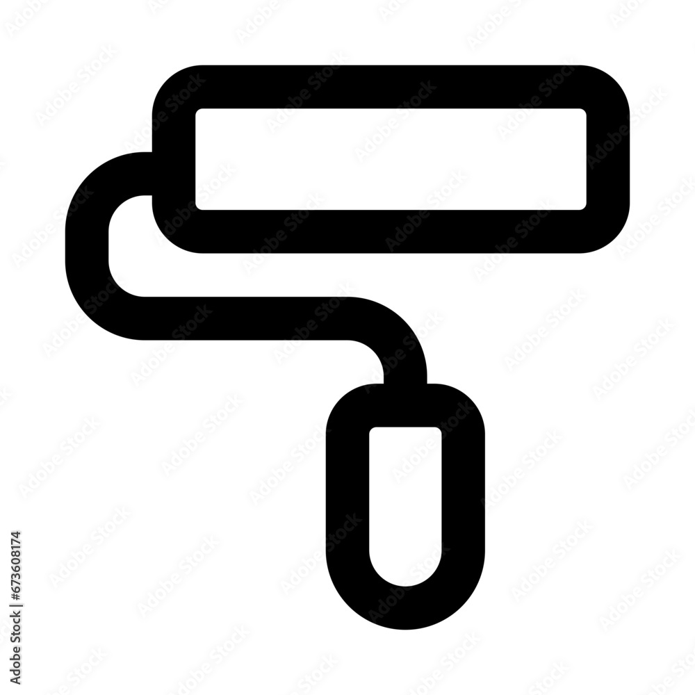 painting line icon painting line icon