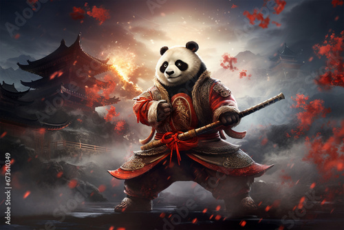 kung fu master panda illustration photo