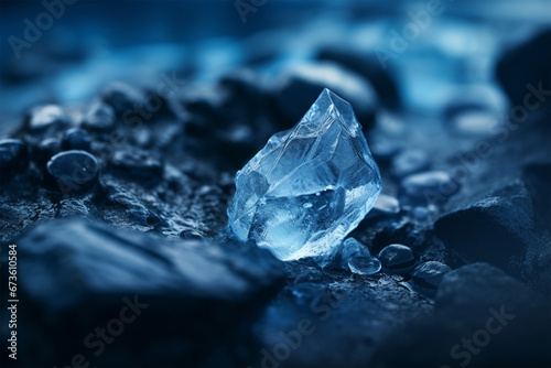 photo of block of ice