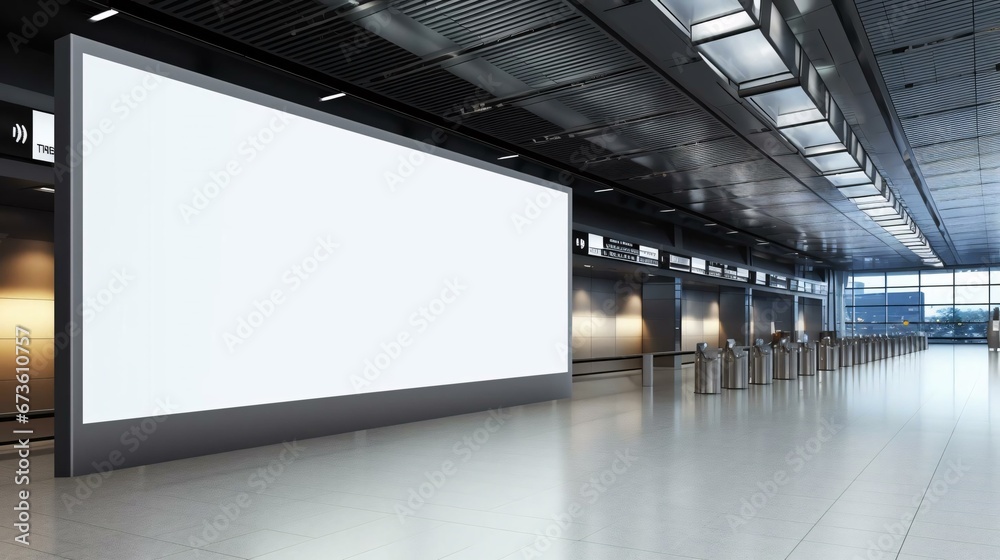 a large white screen in a building a large white screen in a building