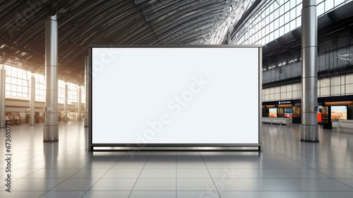 a large white screen in a large room