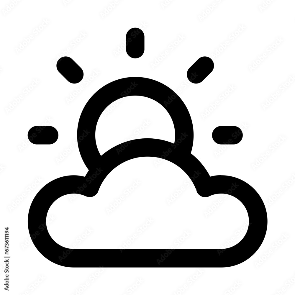 daylight line icon daylight line icon