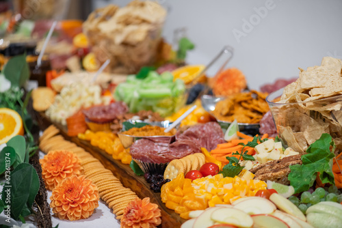 Gourmet charcuterie board