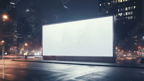 a large screen in a city © KWY