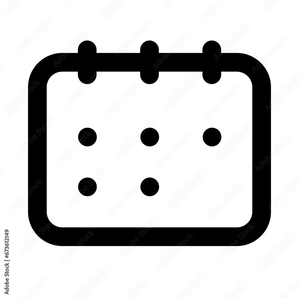 calendar line icon calendar line icon