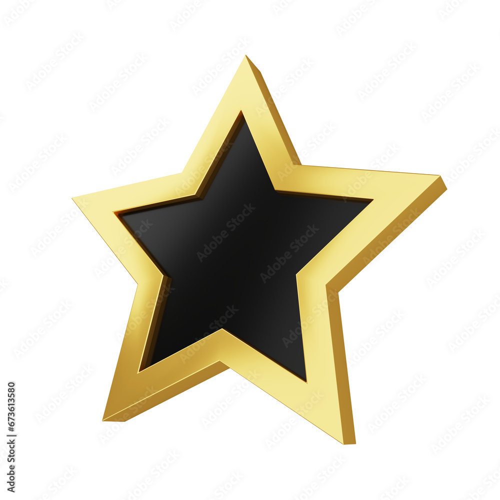 black gold star 3d render element isolated on white background. black gold star 3d element for award trophy winner medal black gold star 3d render element isolated on white background. black gold star 3d element for award trophy winner medal