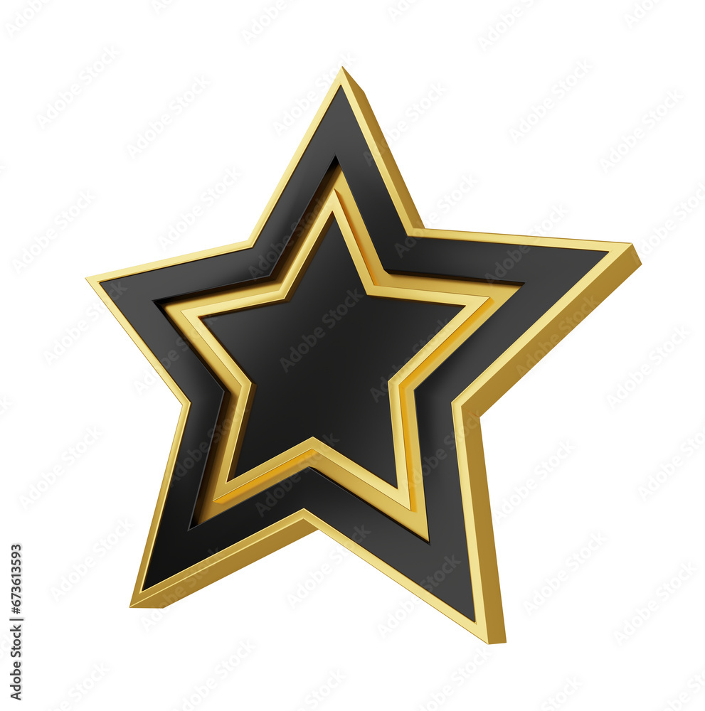 black gold star 3d render element isolated on white background. black gold star 3d element for award trophy winner medal black gold star 3d render element isolated on white background. black gold star 3d element for award trophy winner medal