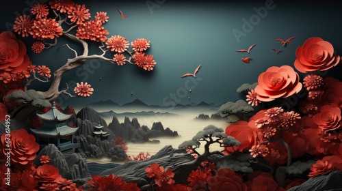 Chinese Background , Happy New Year Background ,Hd Background
