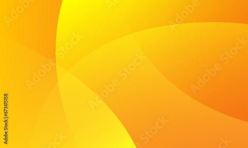 Abstract orange background with waves. Fluid shapes composition. Vector illustration