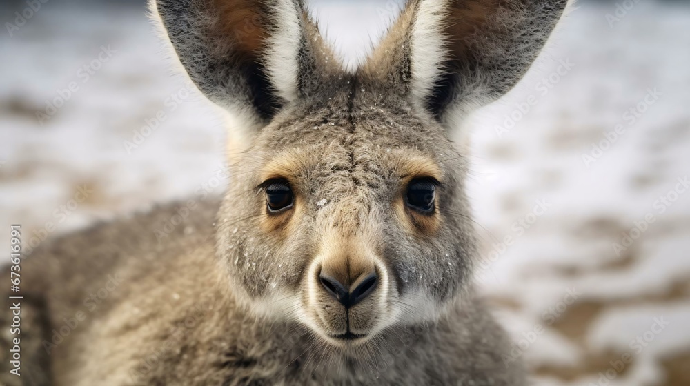 Fototapeta premium a close up of a deer