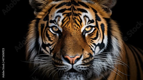 a tiger looking at the camera © KWY
