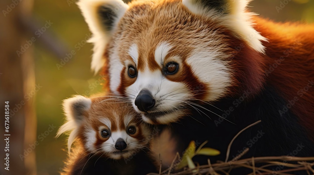 a couple of red pandas a couple of red pandas