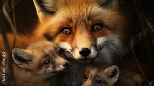 a group of foxes