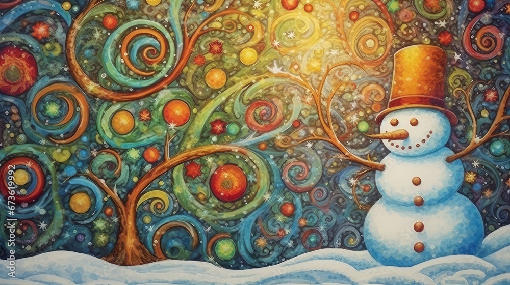 snowman for christmas