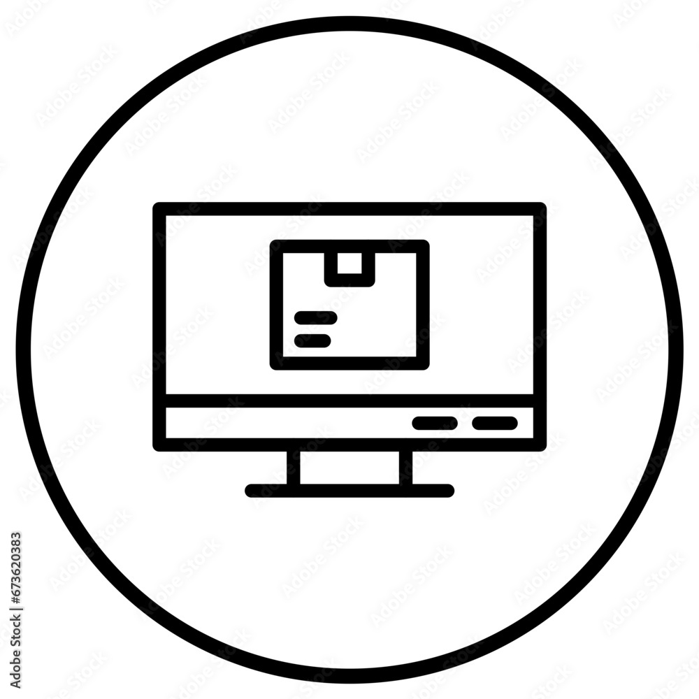 Computer Vector Icon Design Illustration Computer Vector Icon Design Illustration