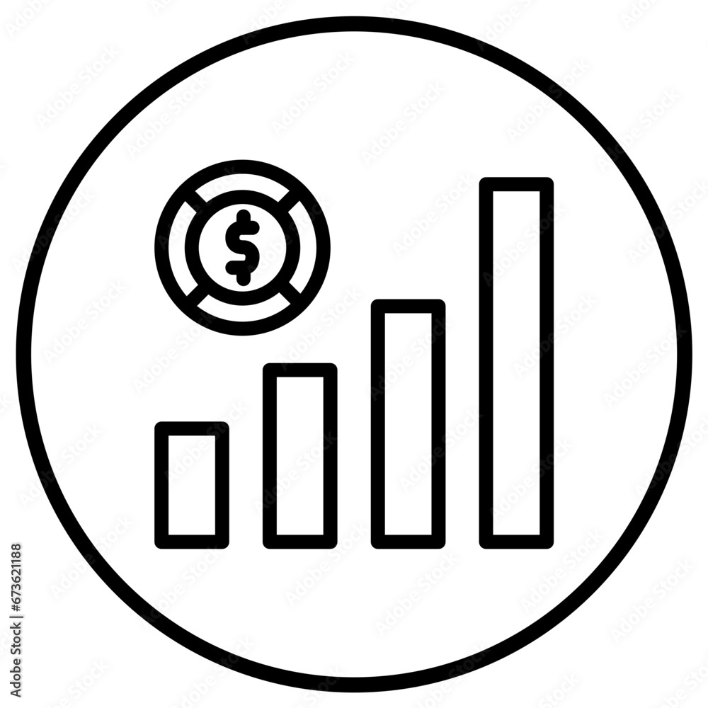 Economy Vector Icon Design Illustration Economy Vector Icon Design Illustration