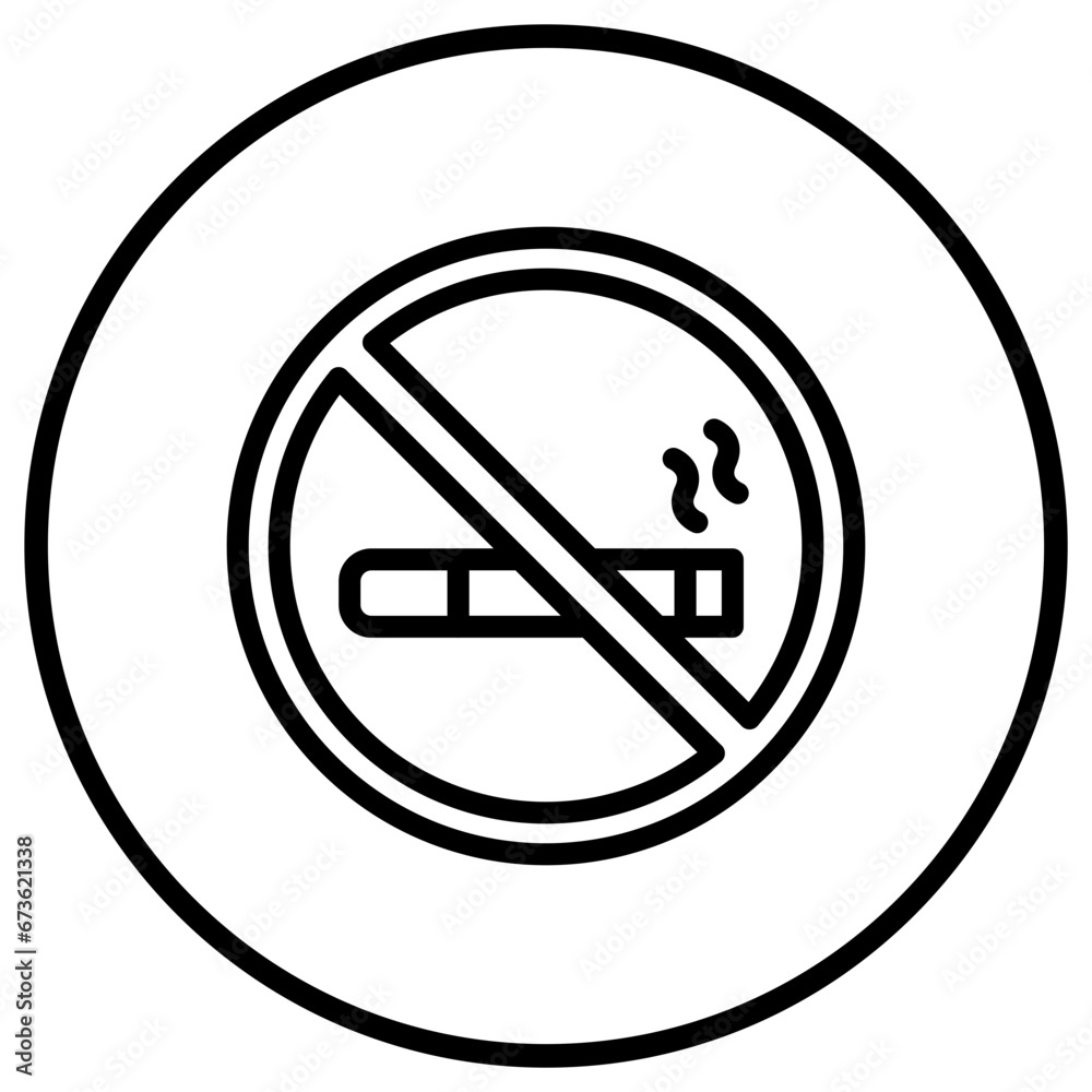 No smoking Vector Icon Design Illustration No smoking Vector Icon Design Illustration