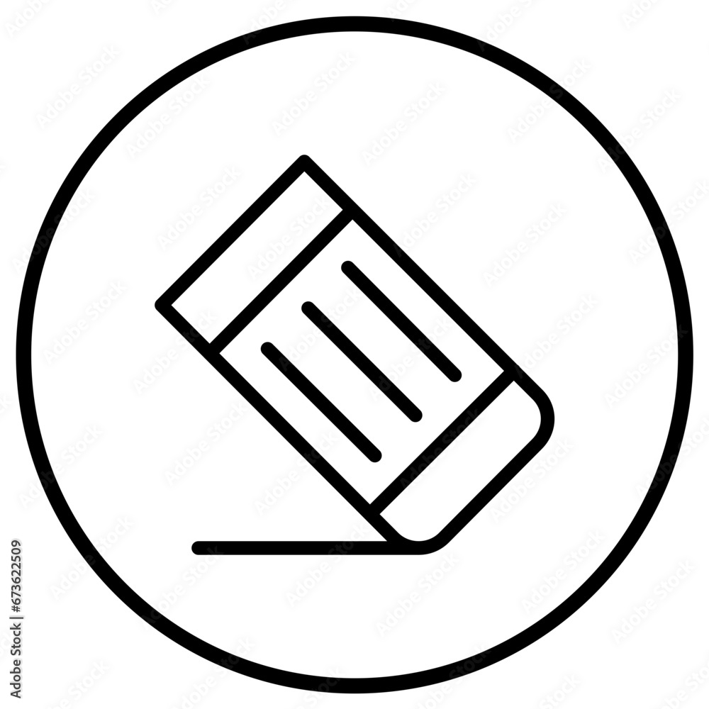Eraser tool Vector Icon Design Illustration Eraser tool Vector Icon Design Illustration