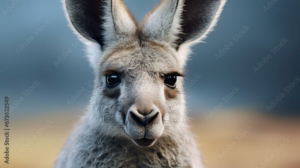 Fototapeta premium a close up of a kangaroo